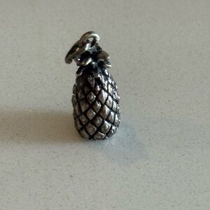 Silver Pineapple Charm Pendant